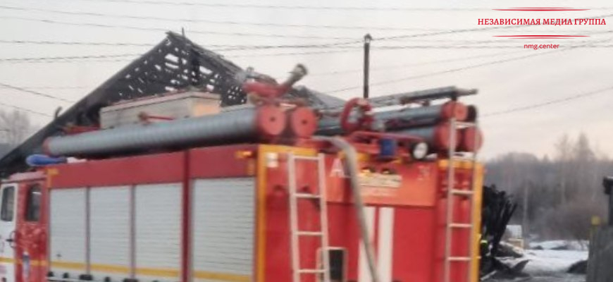 В Судиславле сгорел жилой дом