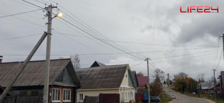 В Судиславле восстановили уличное освещение