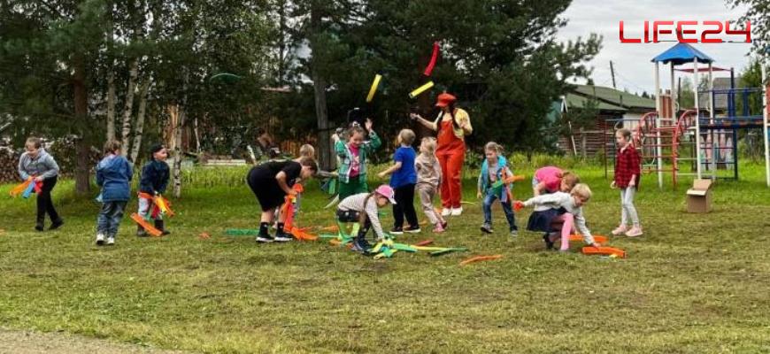 В поселке Мирный прошел праздник для детей