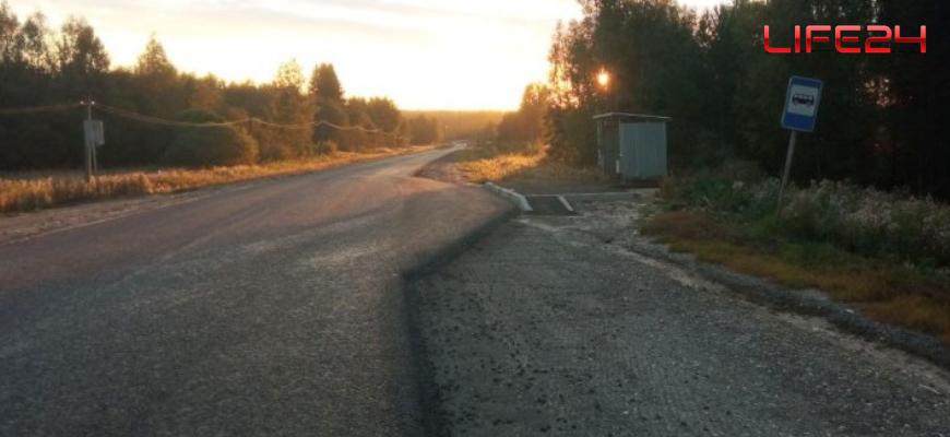 Новые автобусные остановки установили на трассе Судиславль — Сырнево в Судиславском районе