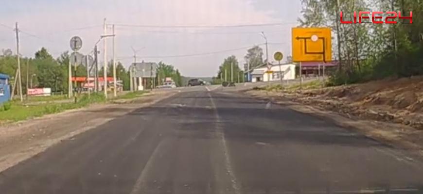 29 мая на автодороге Судиславль-Сырнево дорожники приступили к укладке нового слоя асфальта