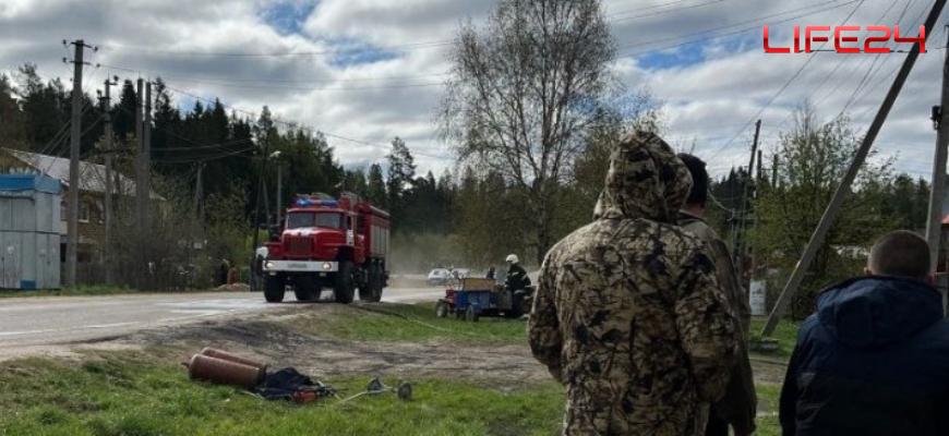 Сегодня в Судиславле сгорел многоквартирный жилой дом