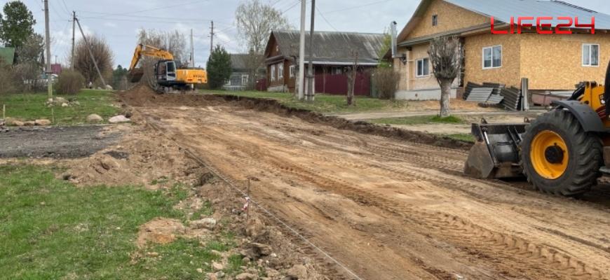 В Судиславле начался ремонт улицы Корякова