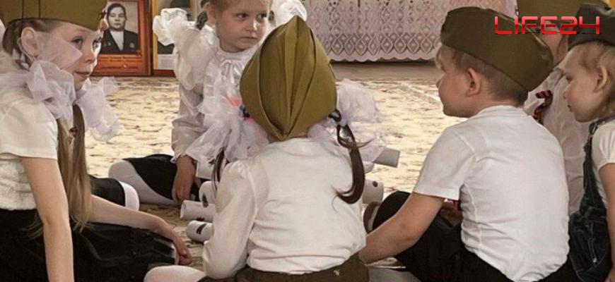В преддверии 9 мая, в Льнозаводском детском саду «Ленок» прошёл Праздничный концерт