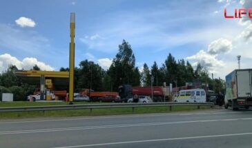 В Судиславском округе выстраиваются большие очереди за бензином