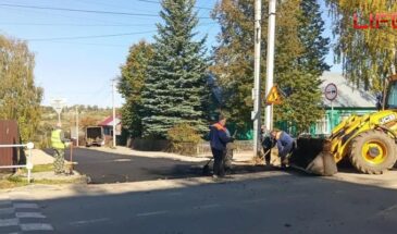В Судиславле асфальтируют улицу 8 Марта