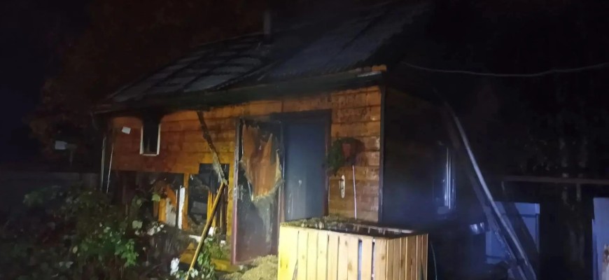 В Судиславле на улице 1 Мая случился пожар